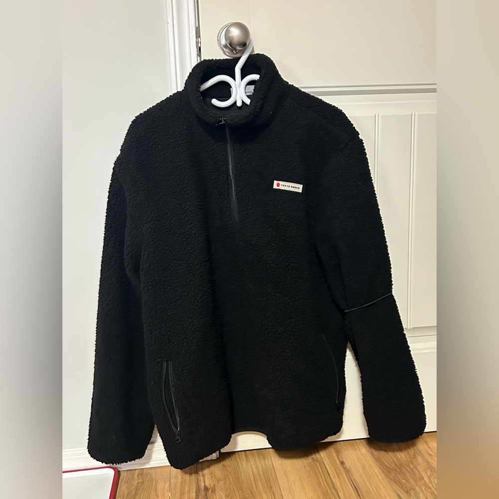 Tokyo Smoke Charcoal Fleece Sweater Jacket